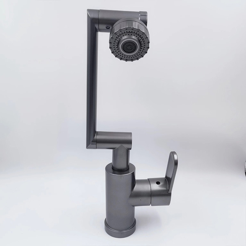 ZUOGUAN Double mode rotation of basin faucet for water outlet, cold and hot basin, universal rotation faucet