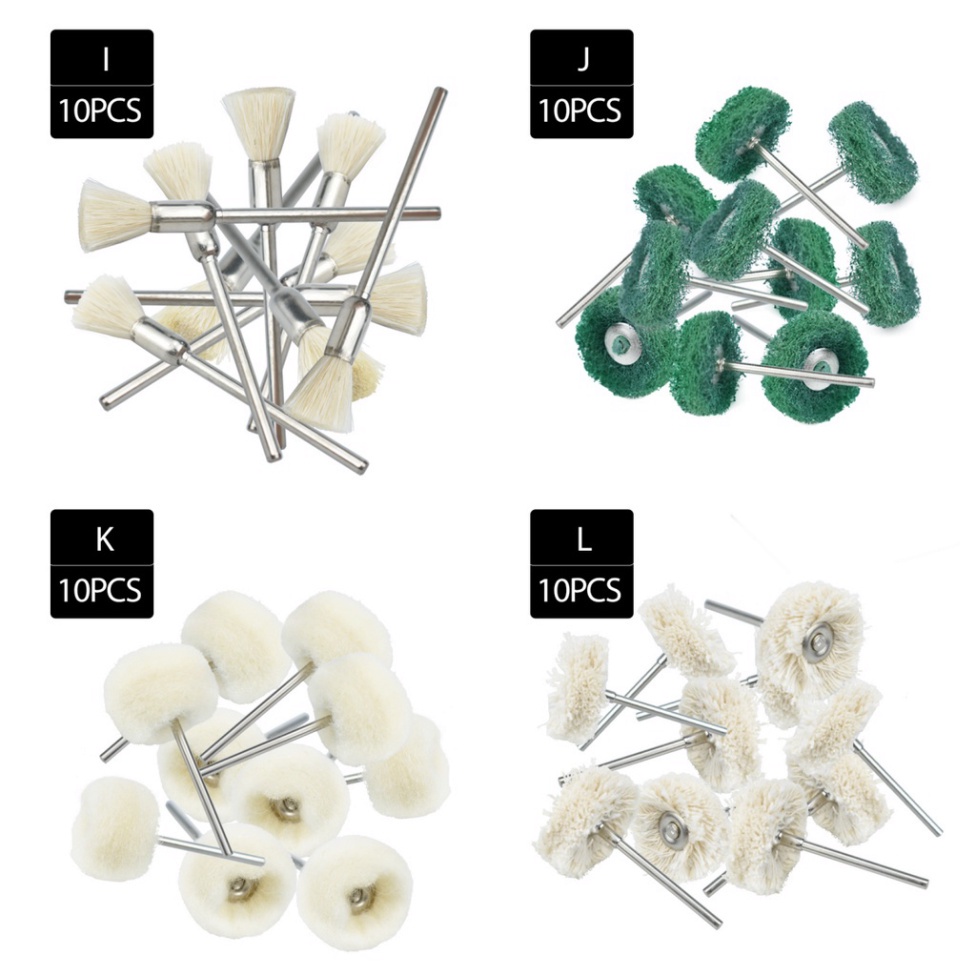 Bộ 10 Đầu Bàn Chải Đánh Bóng Răng 2.35mm