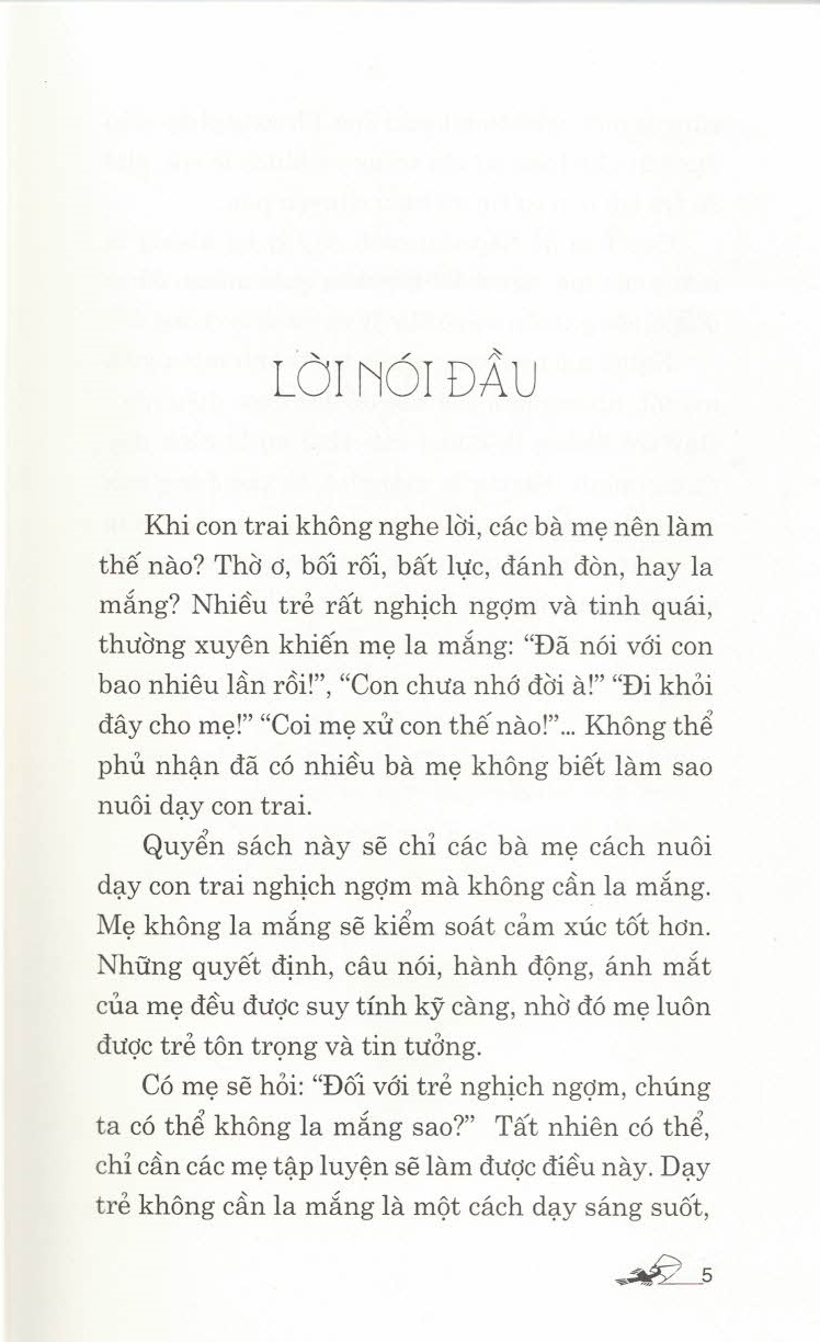 Mẹ Dạy Con Trai Không La Mắng
