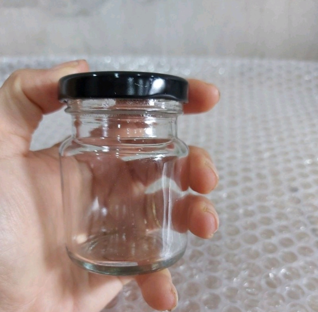 COMBO 20 Lọ thủy tinh 75ML Nắp thiếc ĐEN ,VÀNG