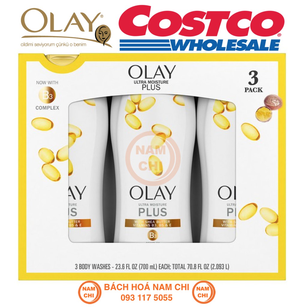 Sữa tắm olay vàng olay ultra moisture plus+ 700ml mẫu mới nhất