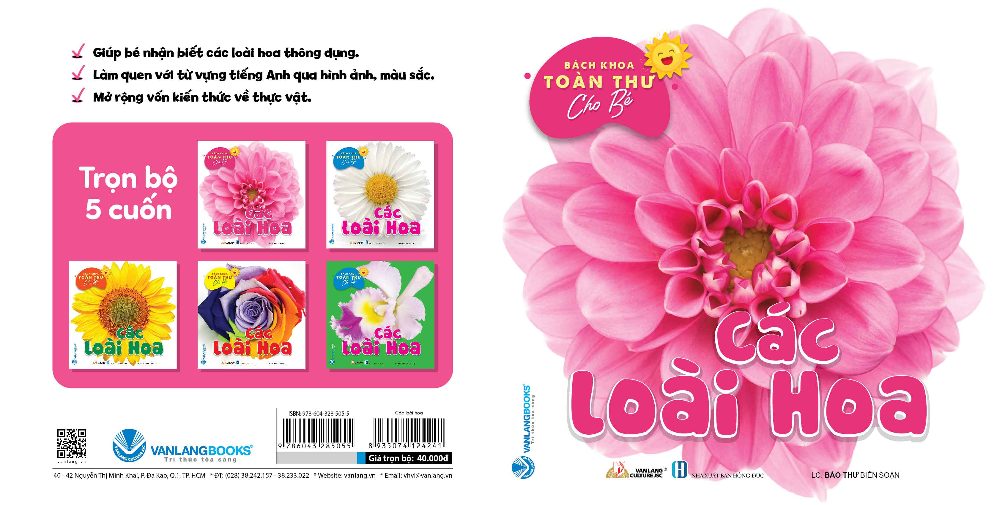 Sách - bách khoa toàn thư cho bé - các loài hoa -vanlangbooks