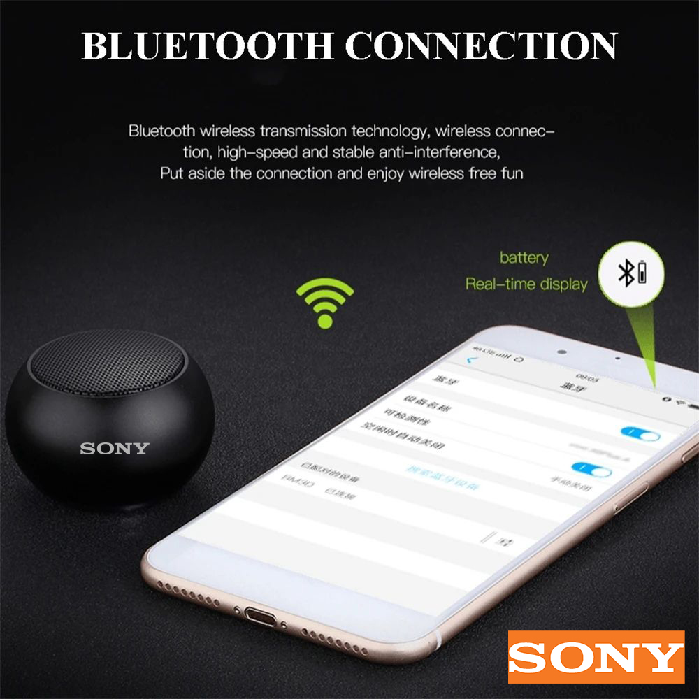 100% Quality+COD  SONY Bluetooth Mini Speaker Bluetooth 5.0 Portable Speaker Bluetooth Speaker