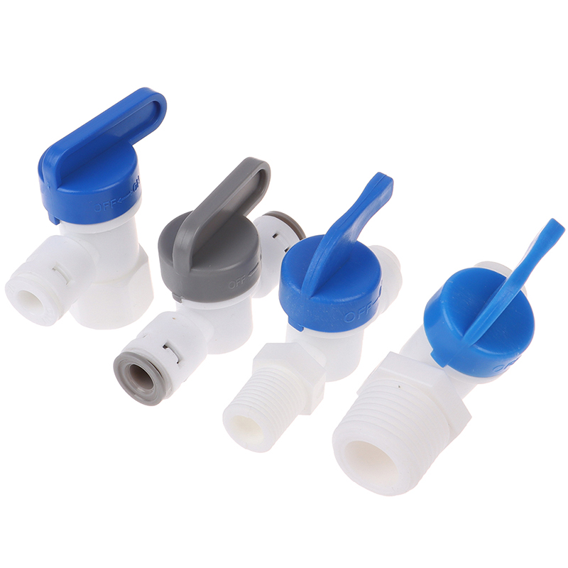 Dinawan 1/4" ball valve inline tap quick connect push fit ro water reverse osmosis
