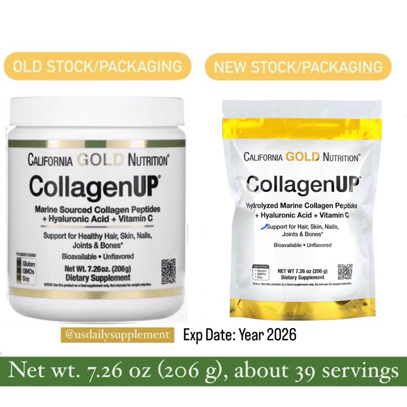 [ONHAND] Collagen Up - California Gold + Hyaluronic Acid + Vitamin C ...