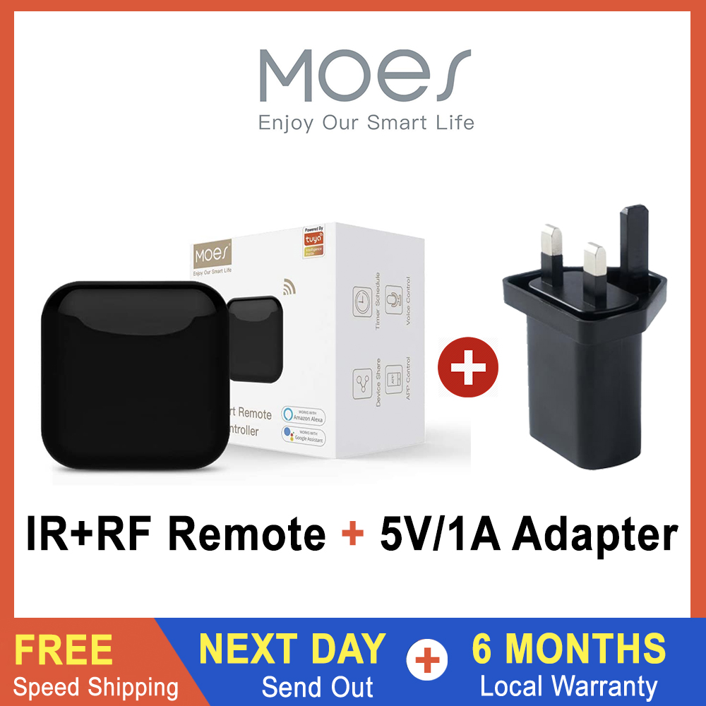 Tuya IR RF Remote Control, MOES Smart Home WiFi Universal Infrared and