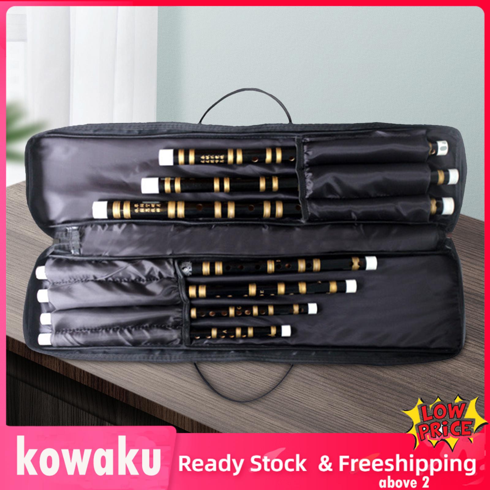 Kowaku Soft Flute Gig Bag Lightweight Flute Accessories Premium Carrying Case Bag
