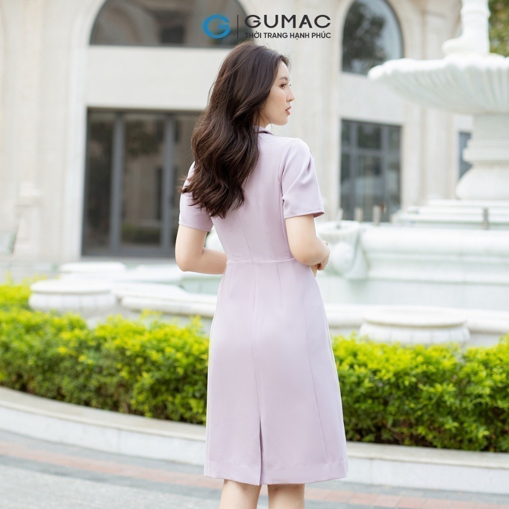 Đầm nữ bút chì khoen eo GUMAC DD07066