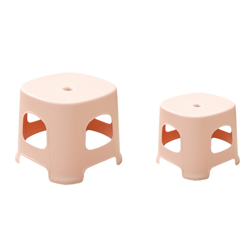 Small Stool Plastic Bench Household Children’s Stool Thickened Non-Slip Foot Rubber Stool Baby Foot Bath Low Stool