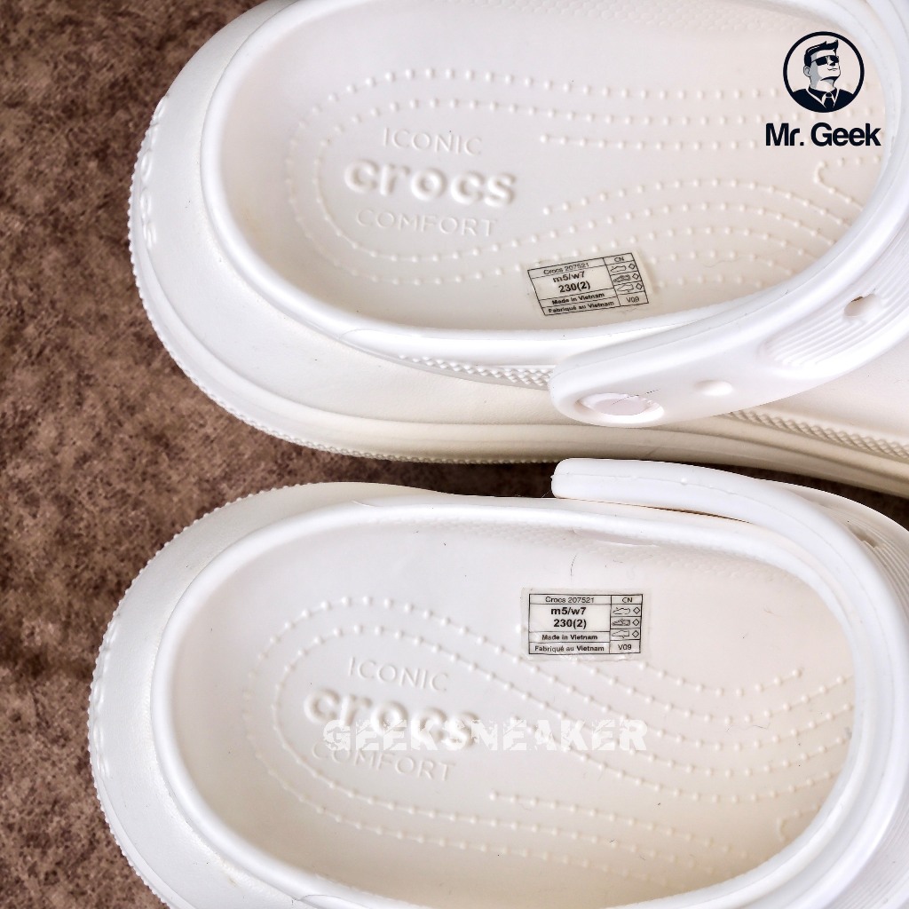 GeekSneaker GIÀY CLOG UNISEX CROCS CRUSH CLASSIC