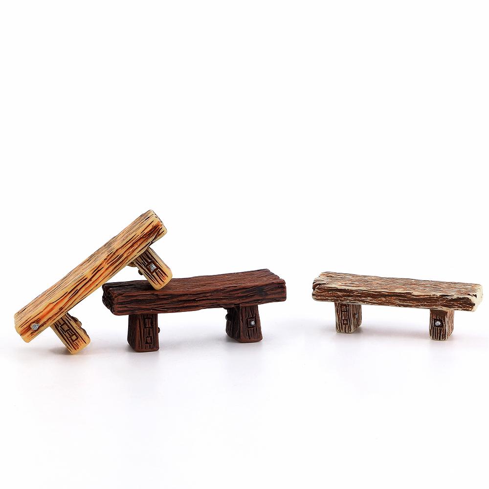 miniature wooden bench