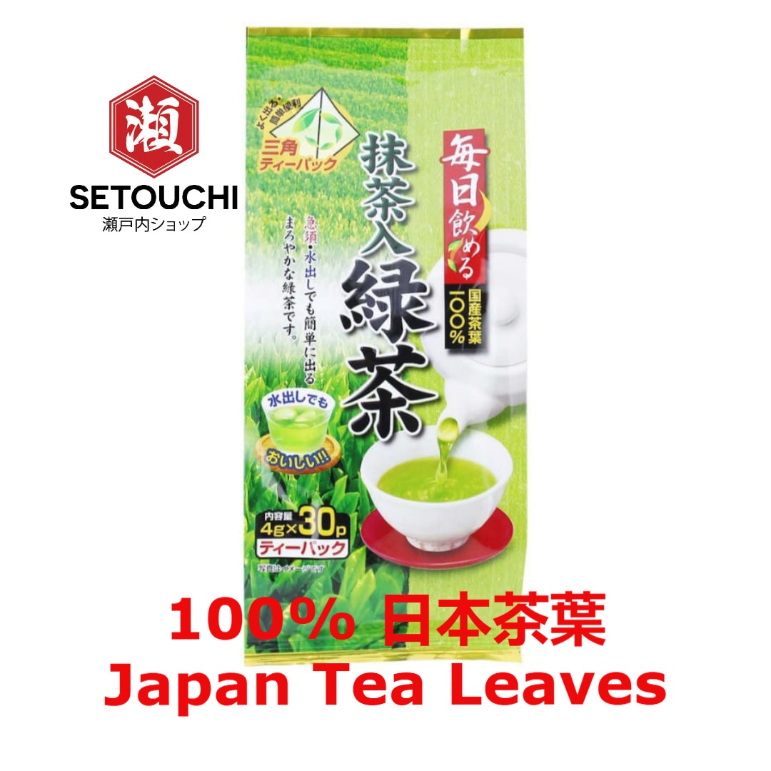 SURUGAEN Green Tea with Matcha Powder / Tea Bag 4G X 30'S Lazada