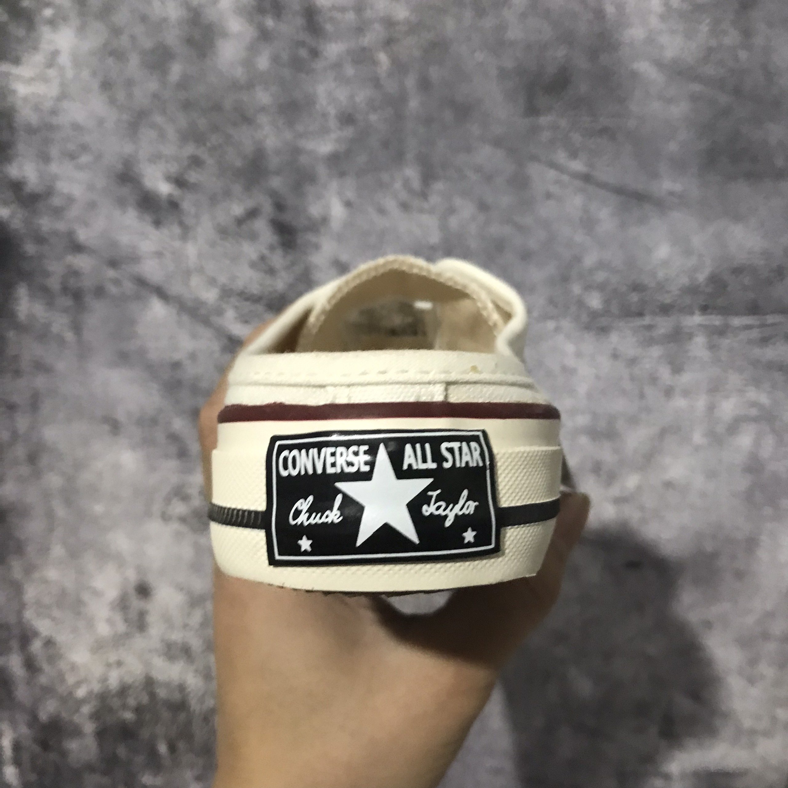 △✒ Sục cv đen trắng giày đạp gót full box bill cao cấp