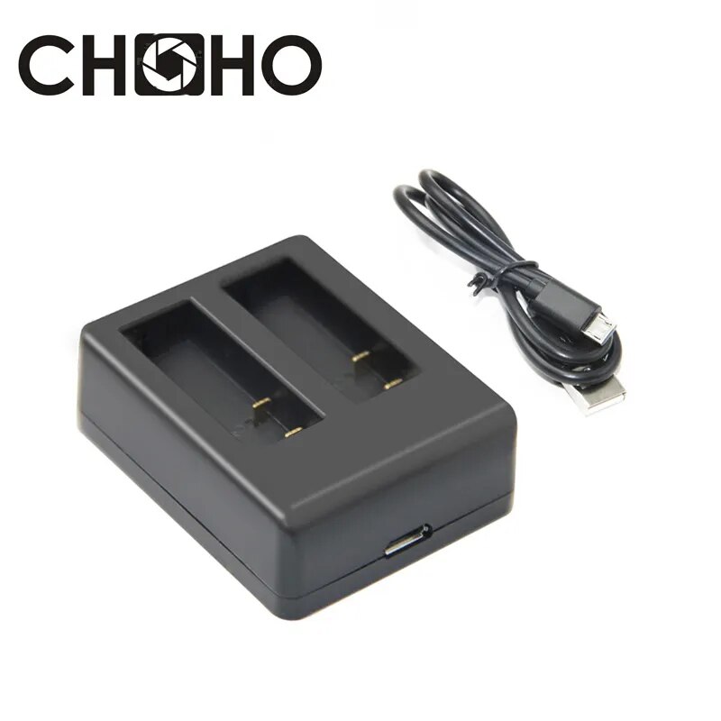 For sjcam dual port battery charger led 2 ports + usb cable for sjcam m10 sj4000 sj5000 sj 5000 action camera sj9000 accessory