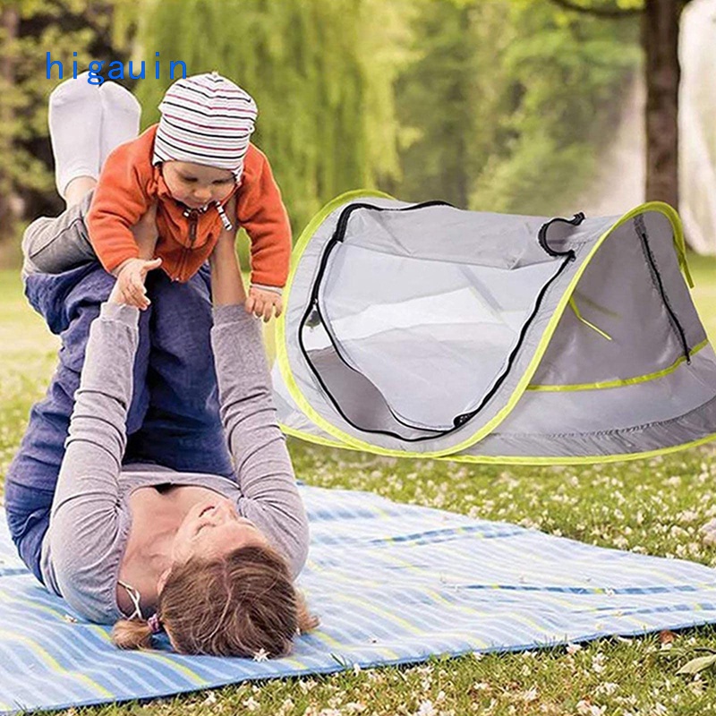 Upf lều gấp gọn 50 + lều cắm trại đi biển cho bé