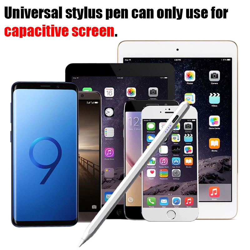 Smart Phone Stylus Pen Sensitive Touch Screen Pen Office Tablet Pen for Drawing Writing Type-C Capacitive Pen for iPad 10th 10.2 10.9 9.7 Android