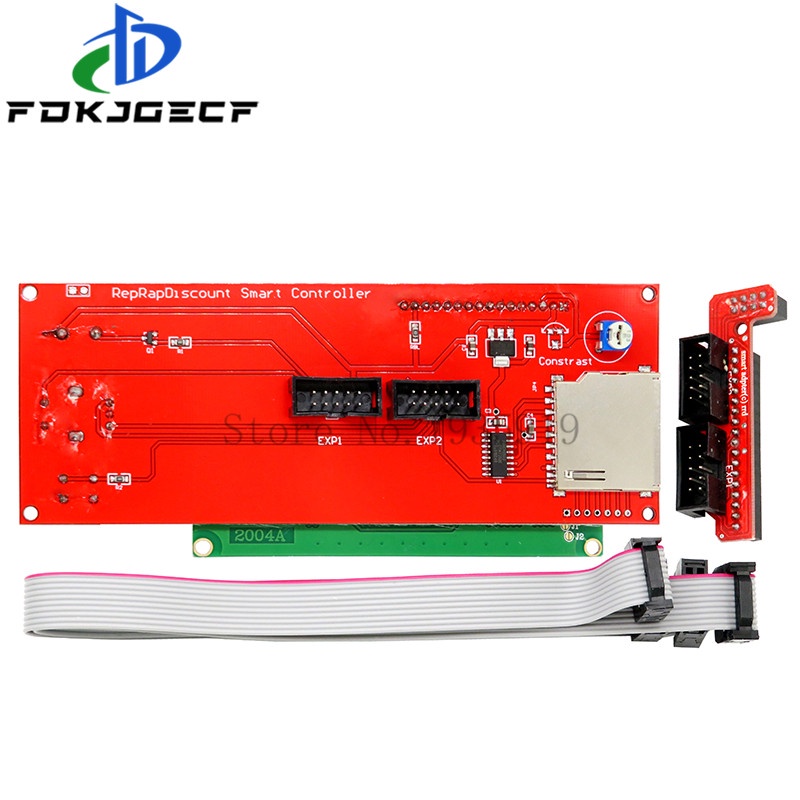 2004 12864 Màn hình LCD 3D máy in Reprap Bộ chuyển đổi thông minh điều khiển Reprap RAMPS 1.4 1.6 MEGA2560 Board 2004lcd 12864lcd điều khiển mạch tích hợp