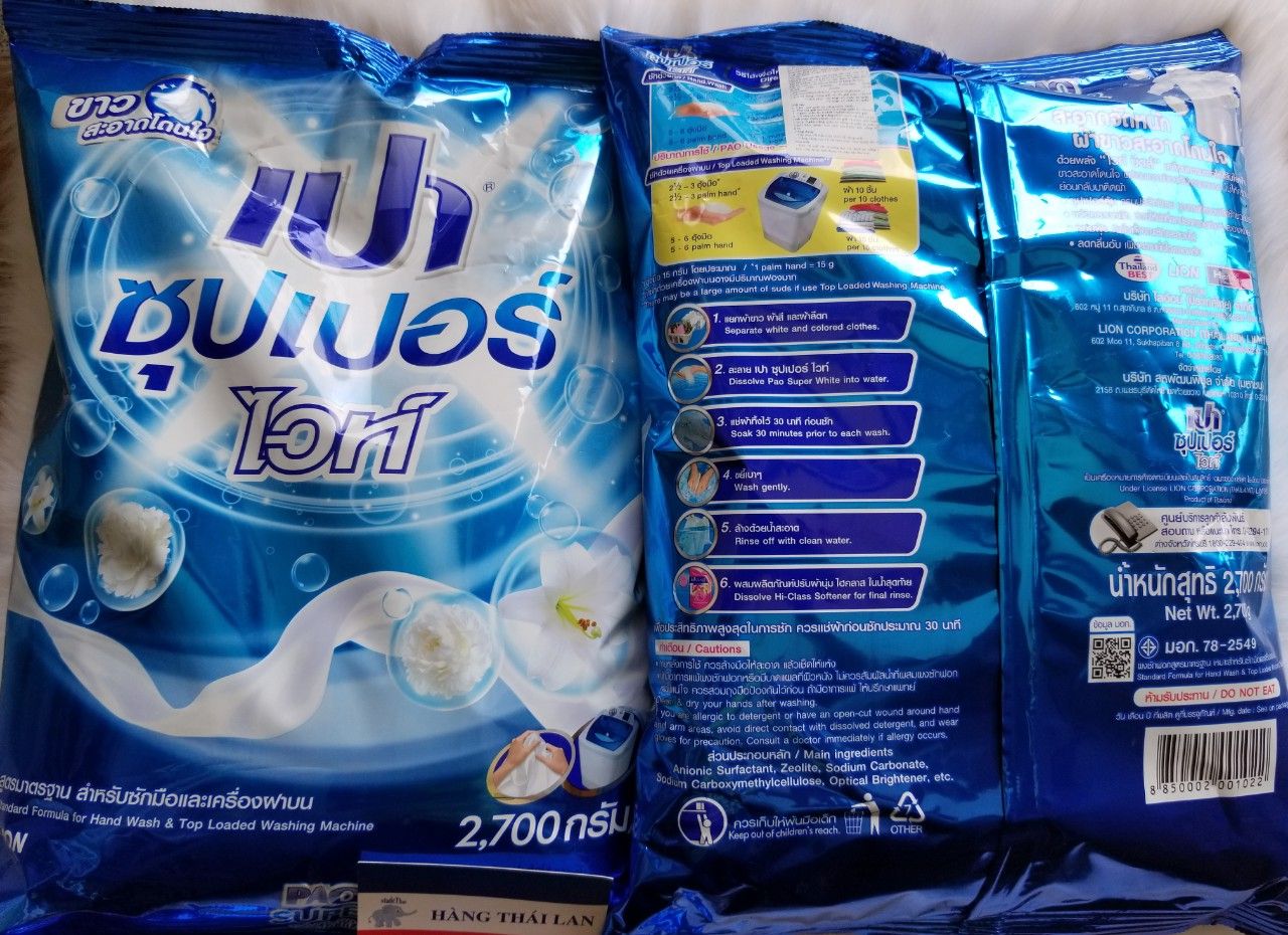 Bột giặt Pao 2.7kg Thái Lan