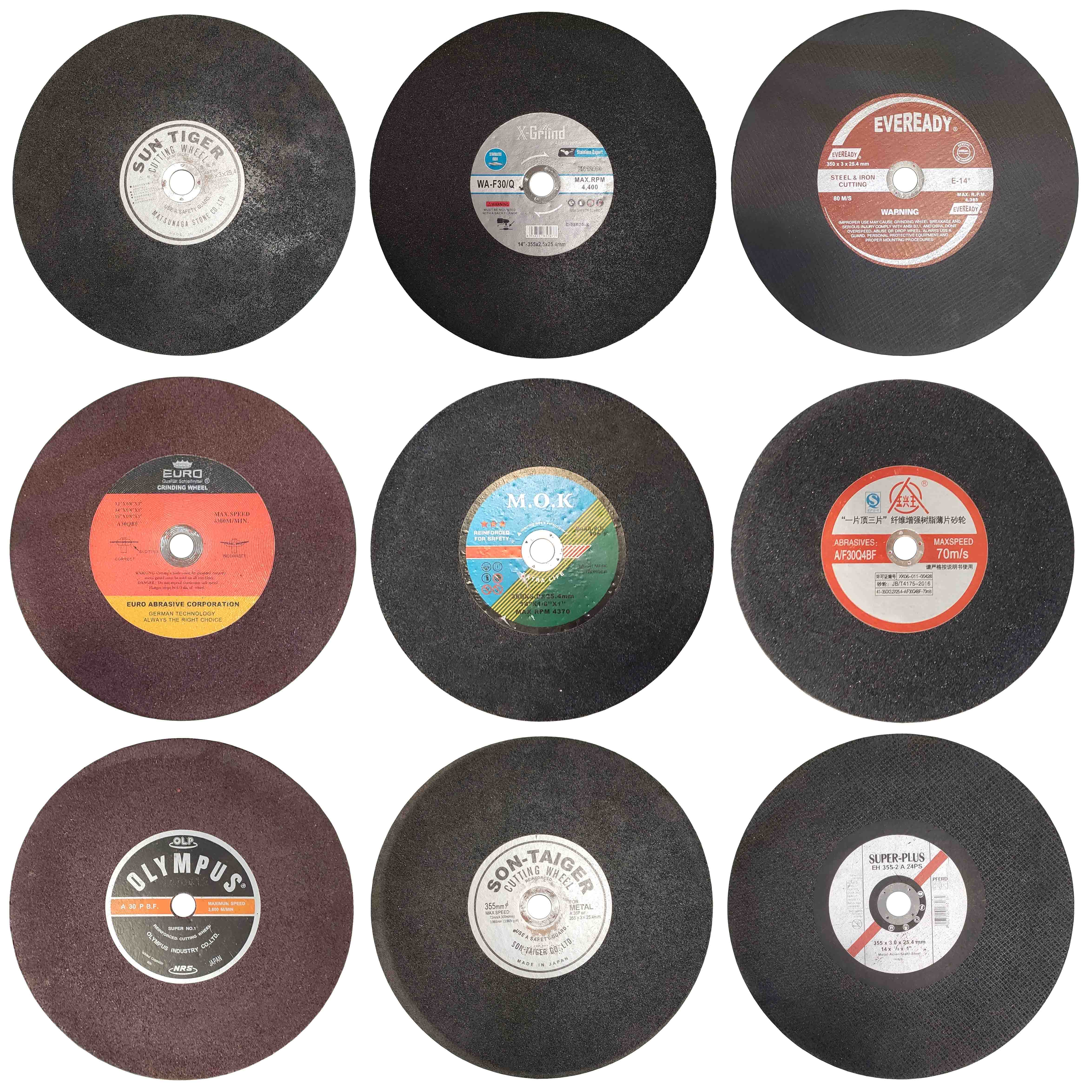 5pcs Cutting Disc 14" inches CUTOFF wheel 14 random / assorted 14 cut