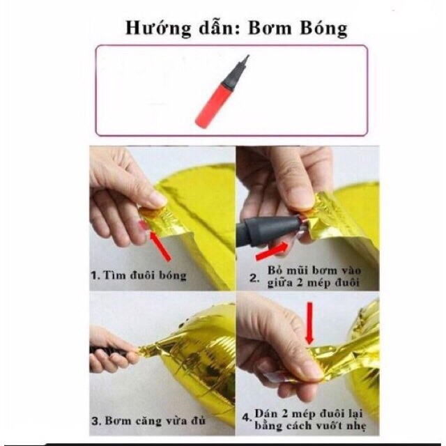 Sét Bóng Trang Trí Phòng Cưới