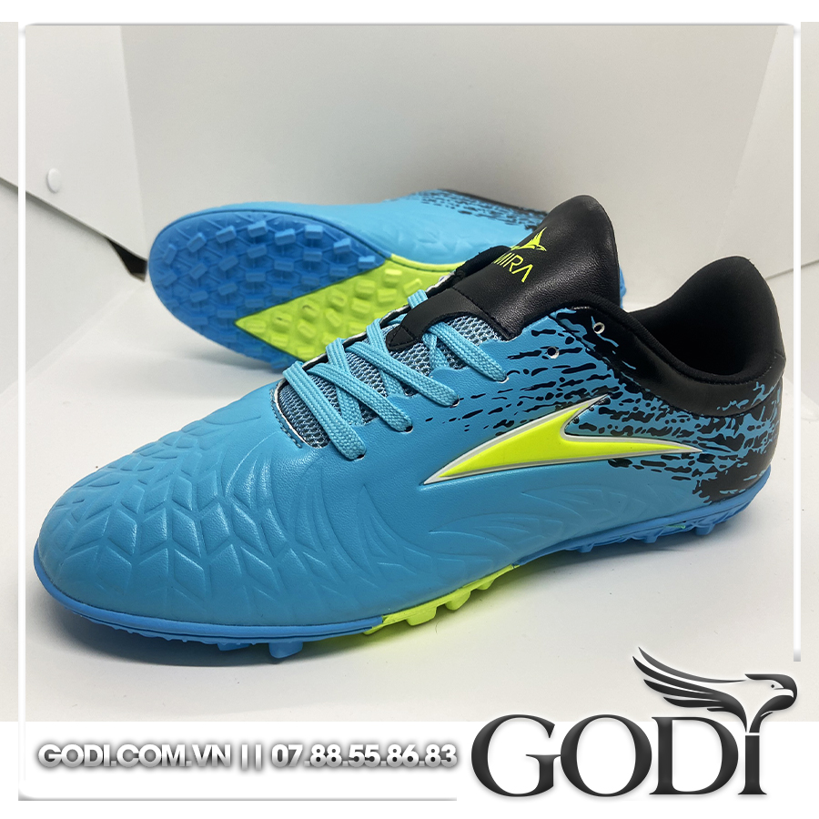 Giày đá bóng nam màu xanh cá mập - Giày bóng đá chính hãng GODI Sport thumbnail