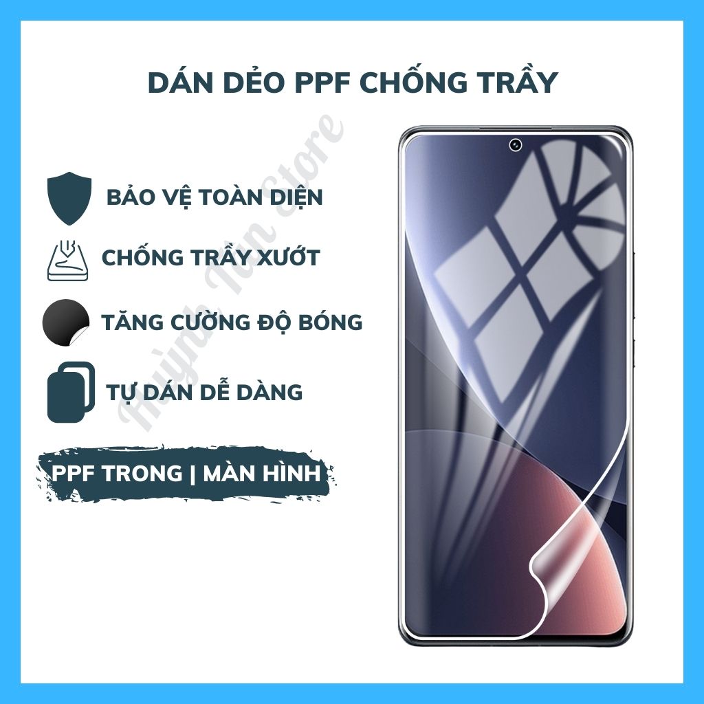 Miếng dán PPF cho xiaomi mi 12 pro bảo vệ toàn diện.