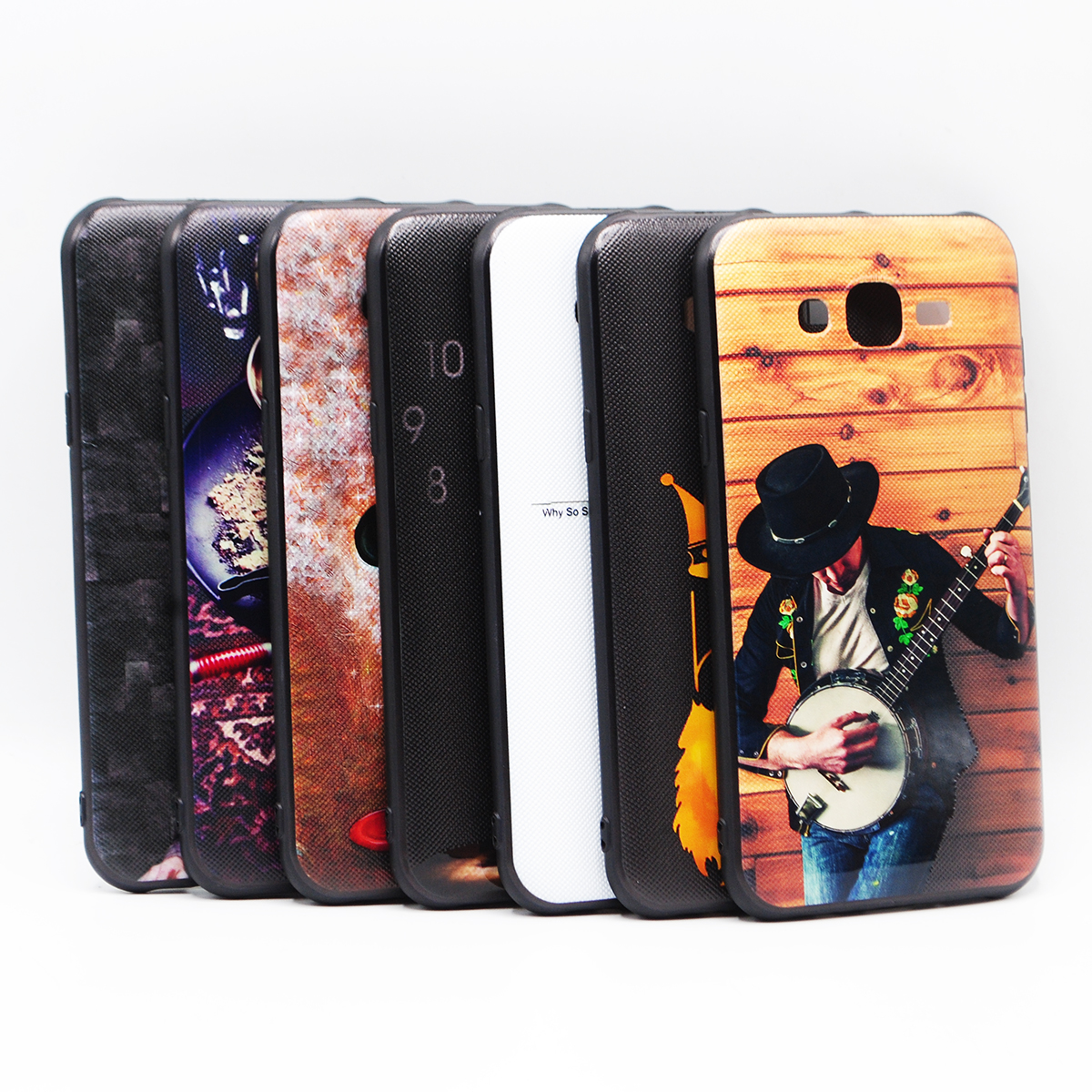 Samsung J7 Back Cover Multicolour 3D Design Case For Galaxy J7