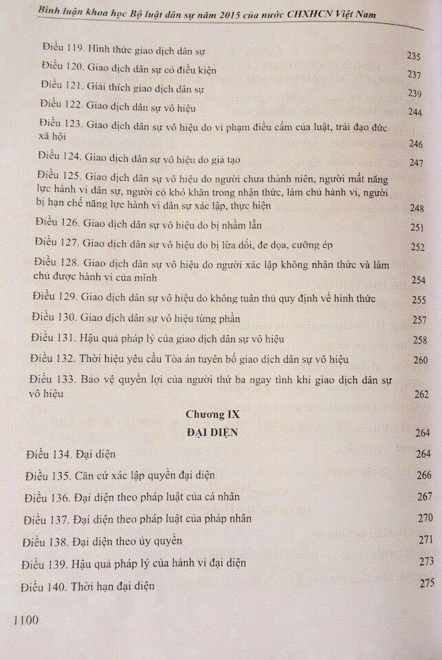 Bình luận khoa học bộ luật dân sự 2015