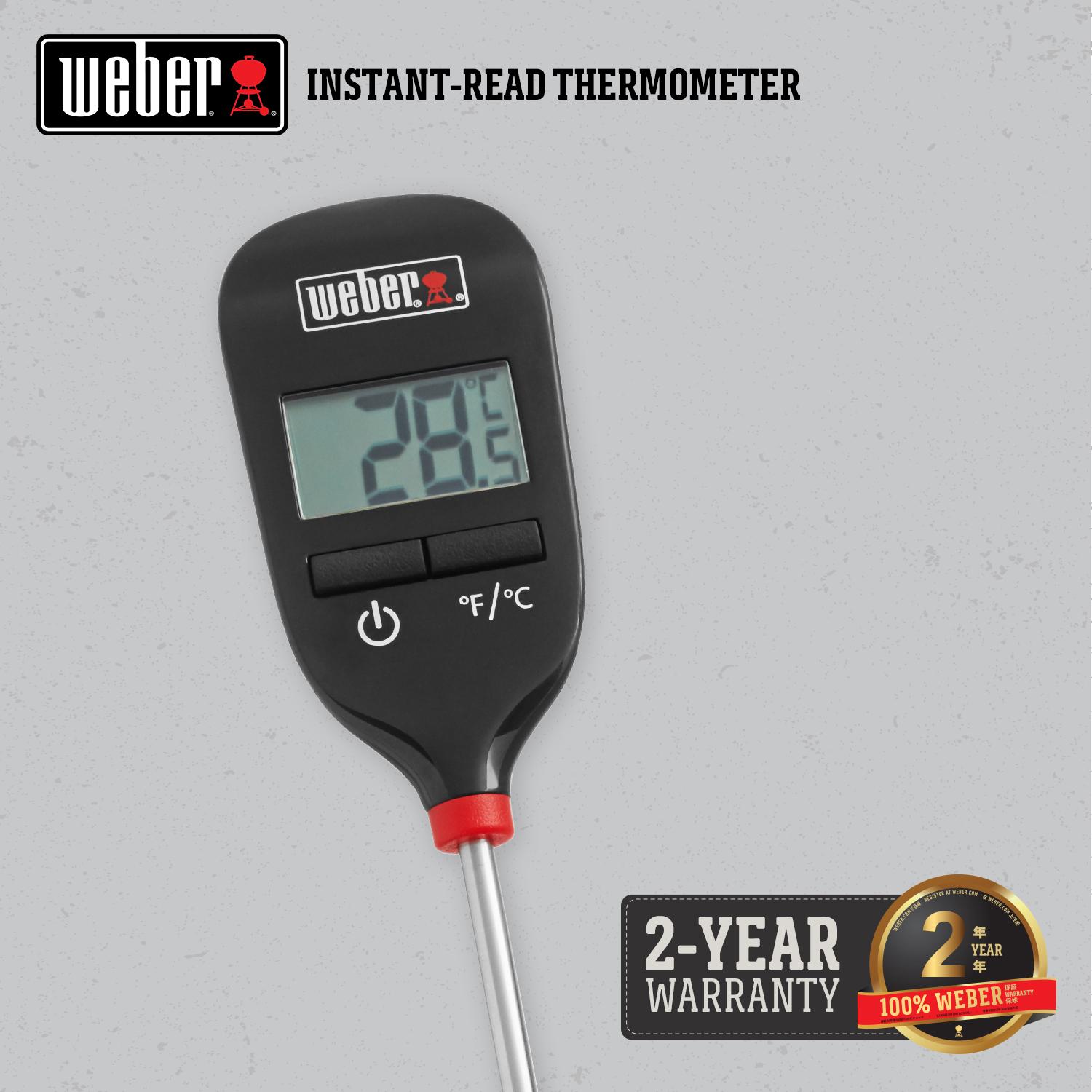 Weber 6750 Instant Read Digital Meat Thermometer 