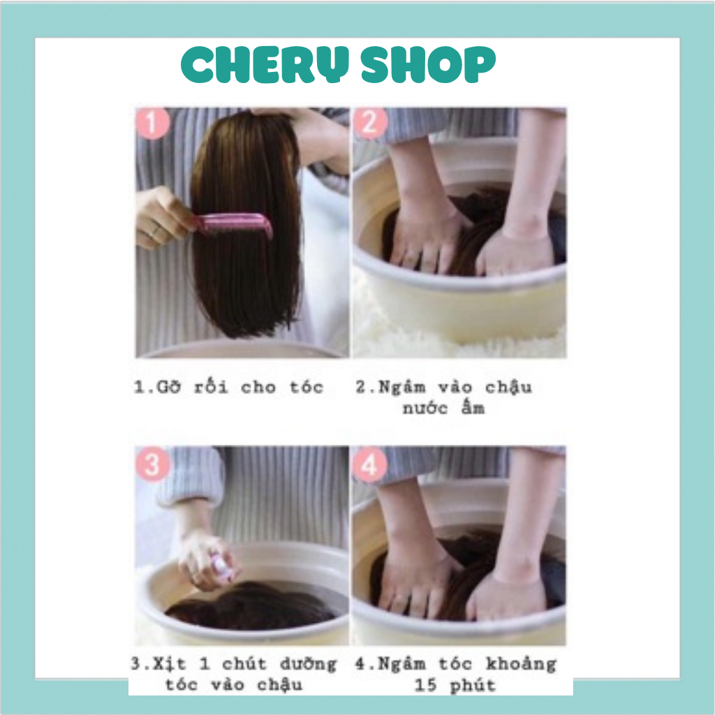 xịt dưỡng tóc giả dùng cho tóc giả suôn mượt