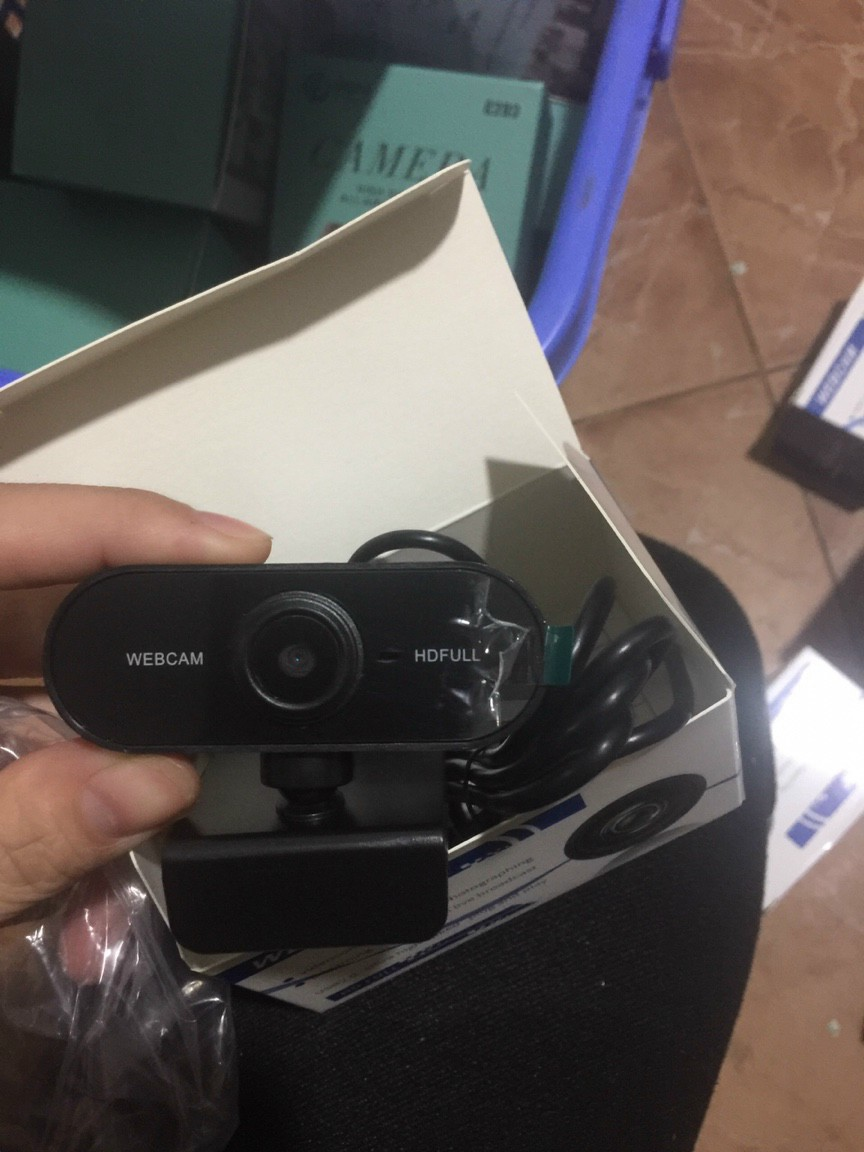 Webcam học online 1080P Full HD - cổng USB - có mic