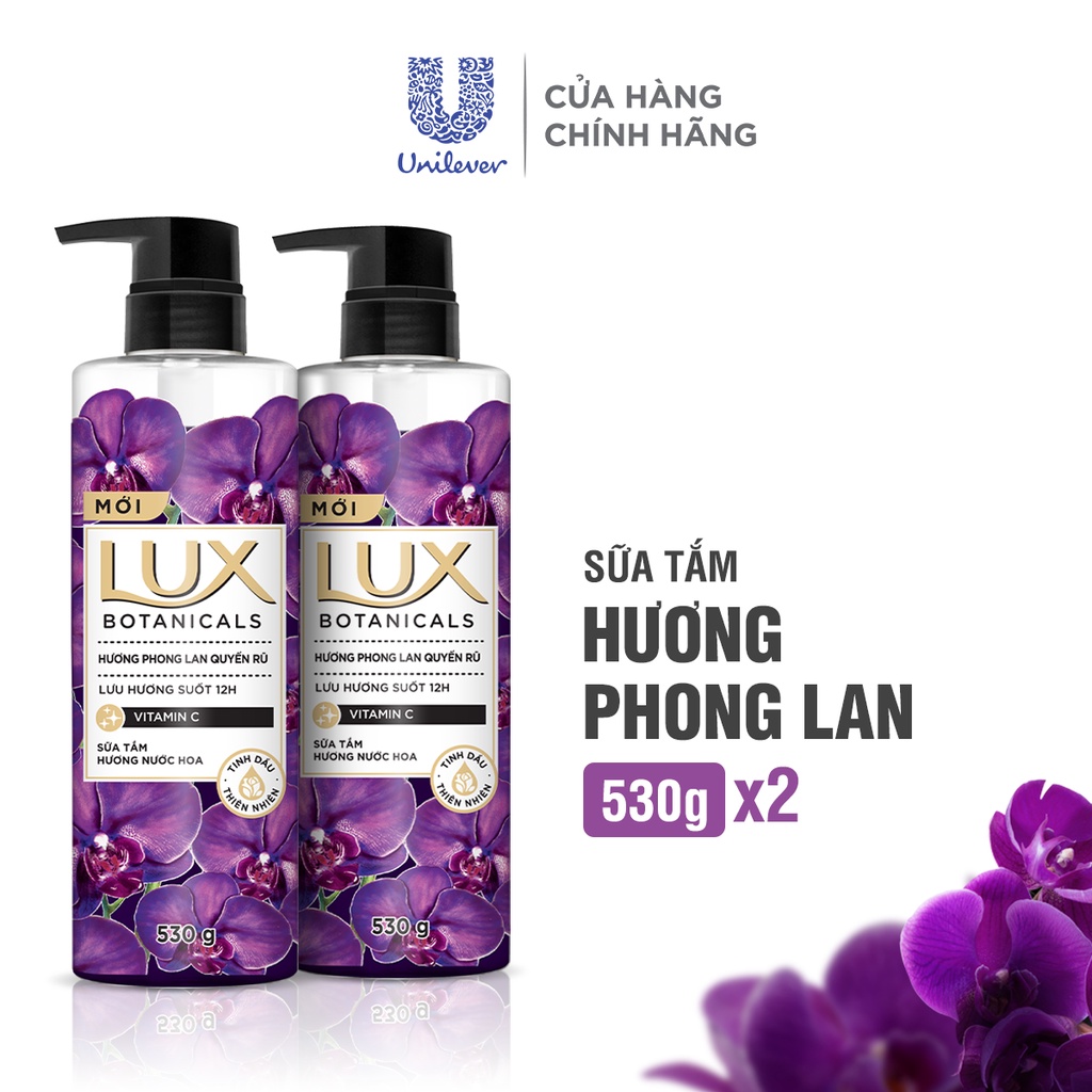 1 Sữa tắm nước hoa thơm Lux Botanicals tặng 1 chai 350ml