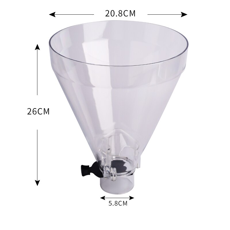 Coffee Grinder Blow Hopper – Single Dose Silicone Hopper With Alloy Lid For RF64, MAZZER, 900N, HC600 & 600AE Grinders, Keeps Your Grinder Clean