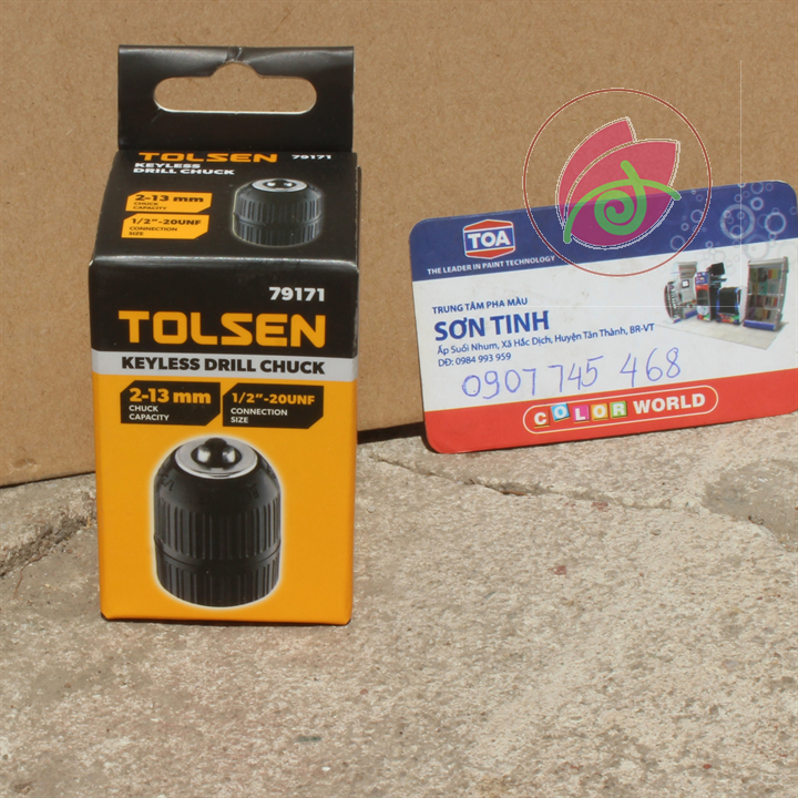 Đầu kẹp mũi khoan tự động 13mm tolsen 79171