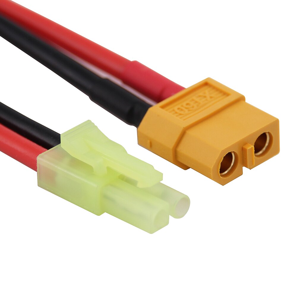 2Pcs XT60 To XT60 & JST Adapter Cable - 14 AWG & 22 AWG For Drone FPV Power (10cm Length)