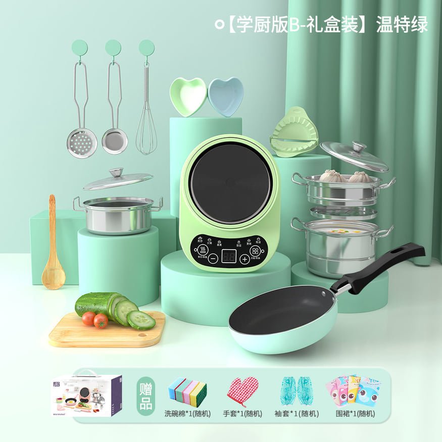 Mini kitchen toys real cooking set for kids and children real cook  kitchenware kitchen toy for real cook kitchen toy set