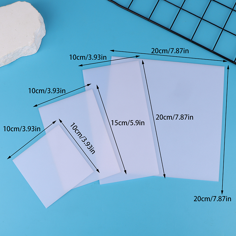 1PCS Acrylic Diffuser Sheet Thickness Plastic Led Light Milky Translucent Blanks Plate. 