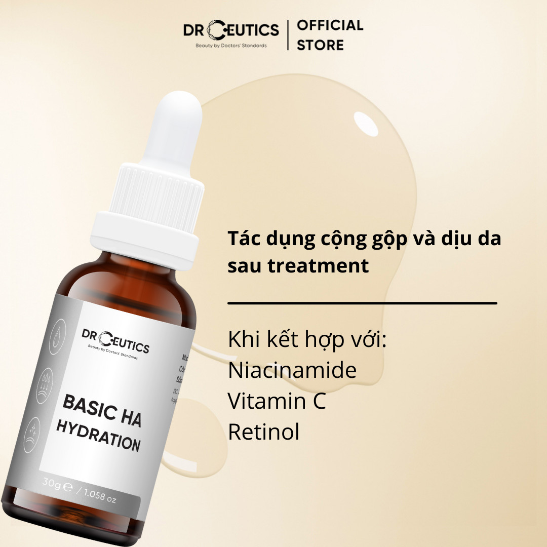 Tinh Chất HA Basic Hydration Drceutics Cho Da Dầu Mụn (30ml)