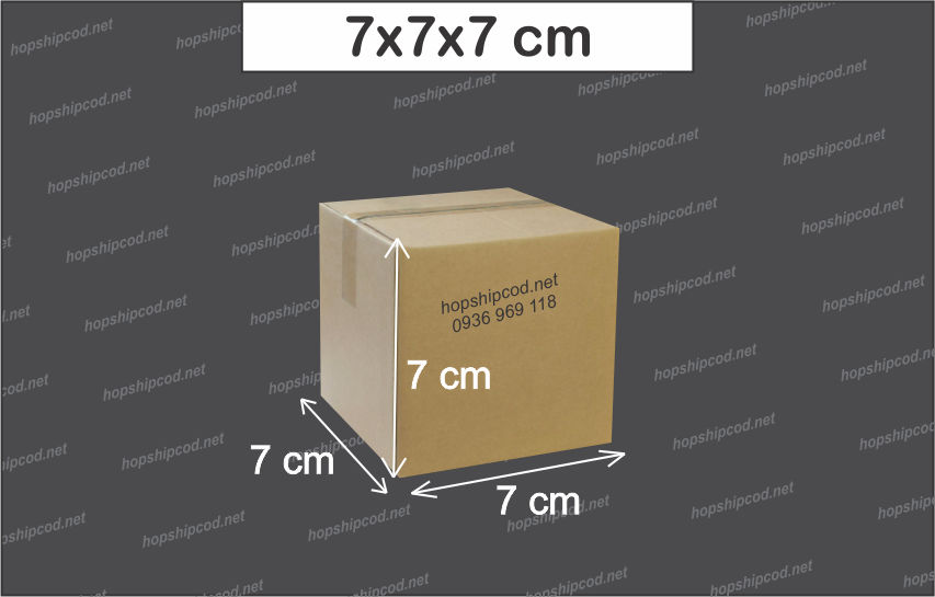 [combo 100 cái] 7x7x7 cm Thùng Carton Đóng Hàng