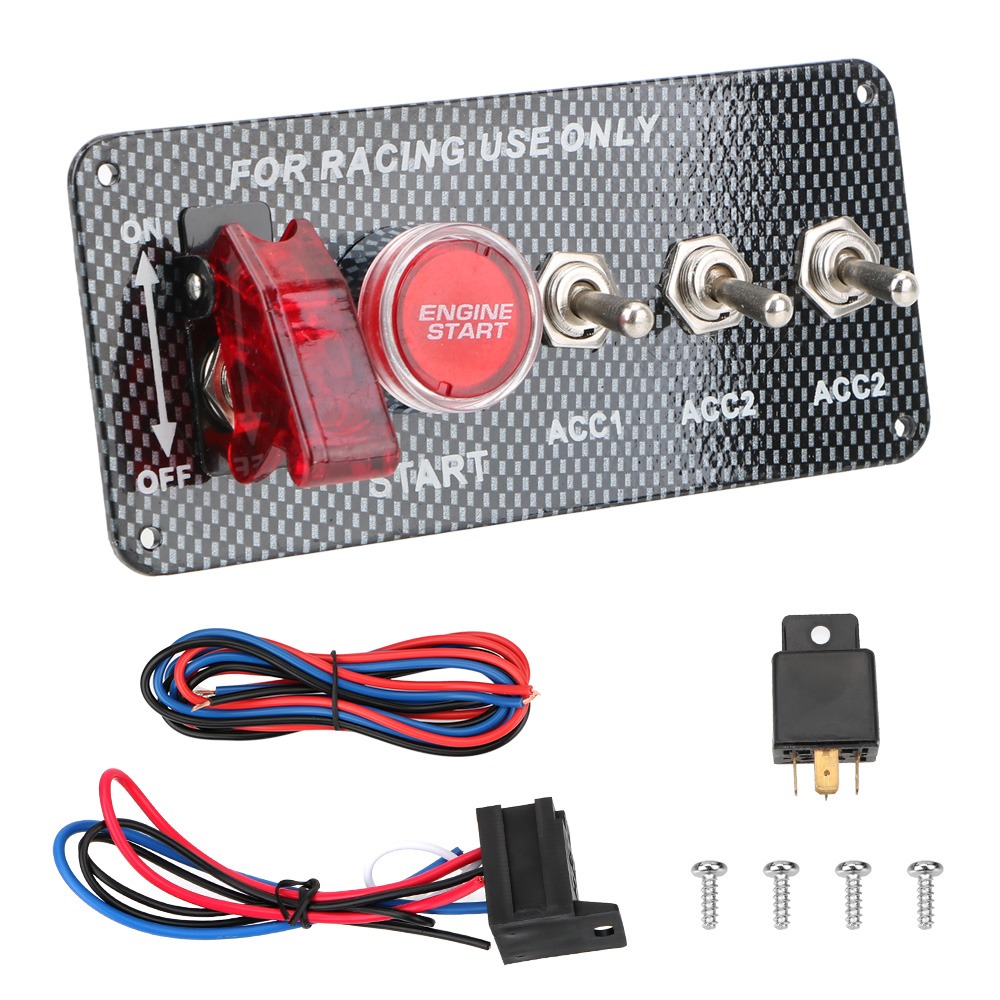 Car Ignition Engine Start on/Off 12V Toggle Ignition Switch Ignition ...