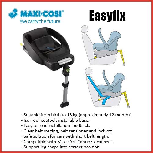 maxi cosi easyfix compatibility