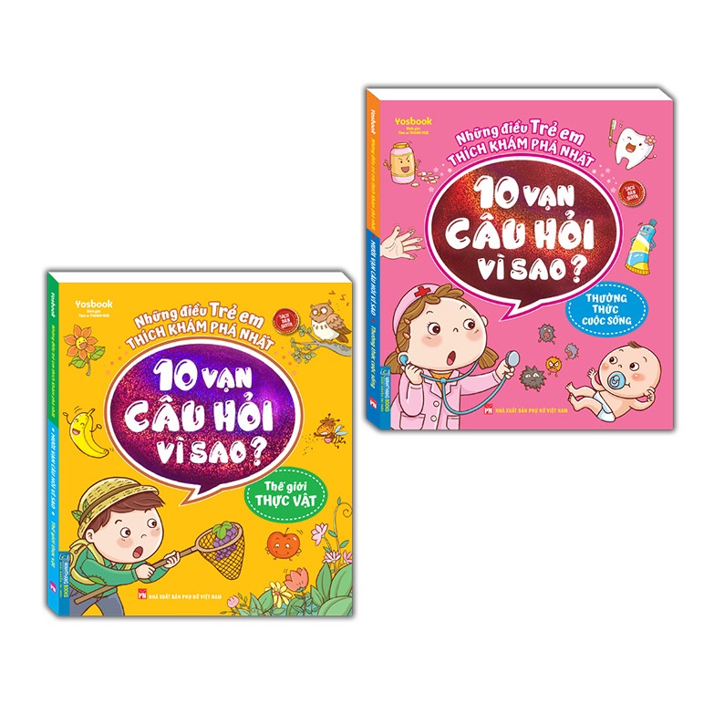 Sách-Combo 2c-10 vạn câu hỏi vì sao ? - Thế giới thực vật & 10 vạn câu hỏi vì sao ? - Thường thức cuộc sống