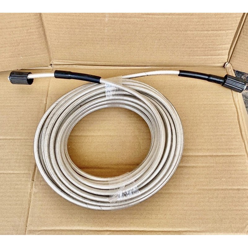 Dây rửa xe 20m dây xịt rửa dùng cho máy rửa xe mini (ren 22mm)