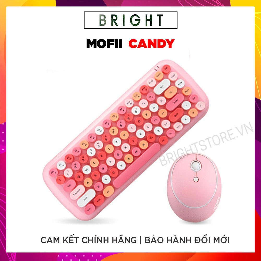 HCMBộ Chuột + Bàn Phím Không Dây MOFii Candy