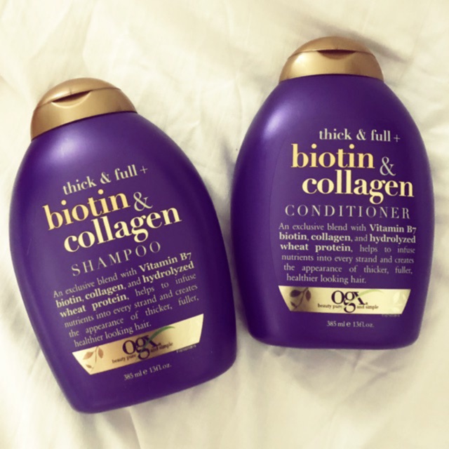 [Size] Dầu Gội Biotin & Collagen Shampoo & Conditioner