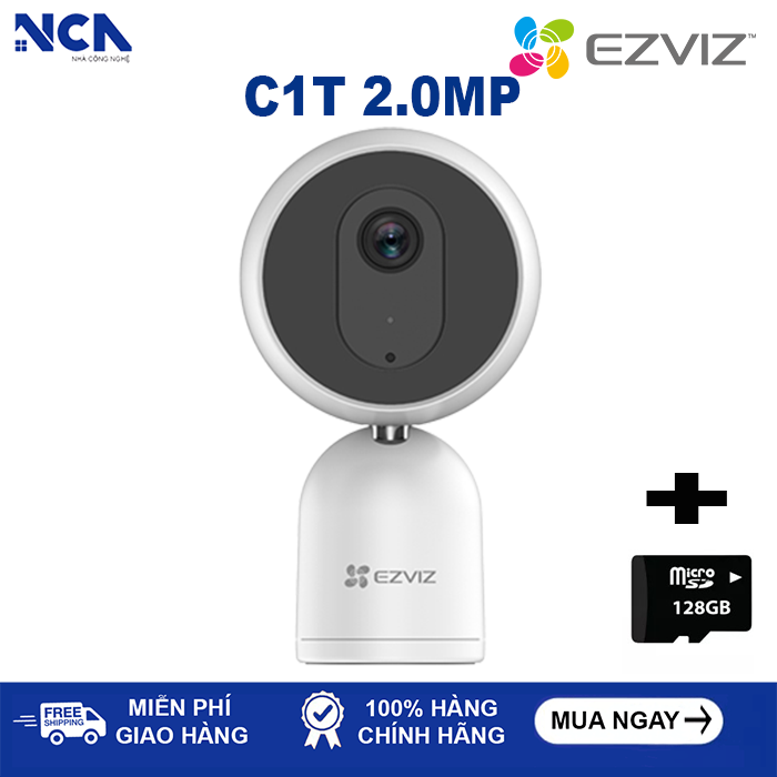 EZVIZ C1T - Góc Rộng, Hồng Ngoại Xa, Đàm Thoại 2 Chiều, Phát Hiện Chuyển Động