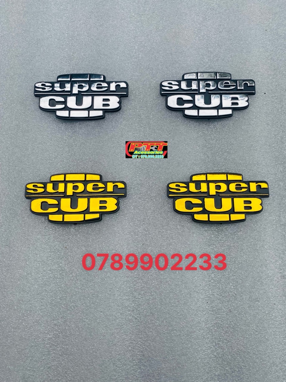 TEM XI CHỮ NỔI SUPER CUB