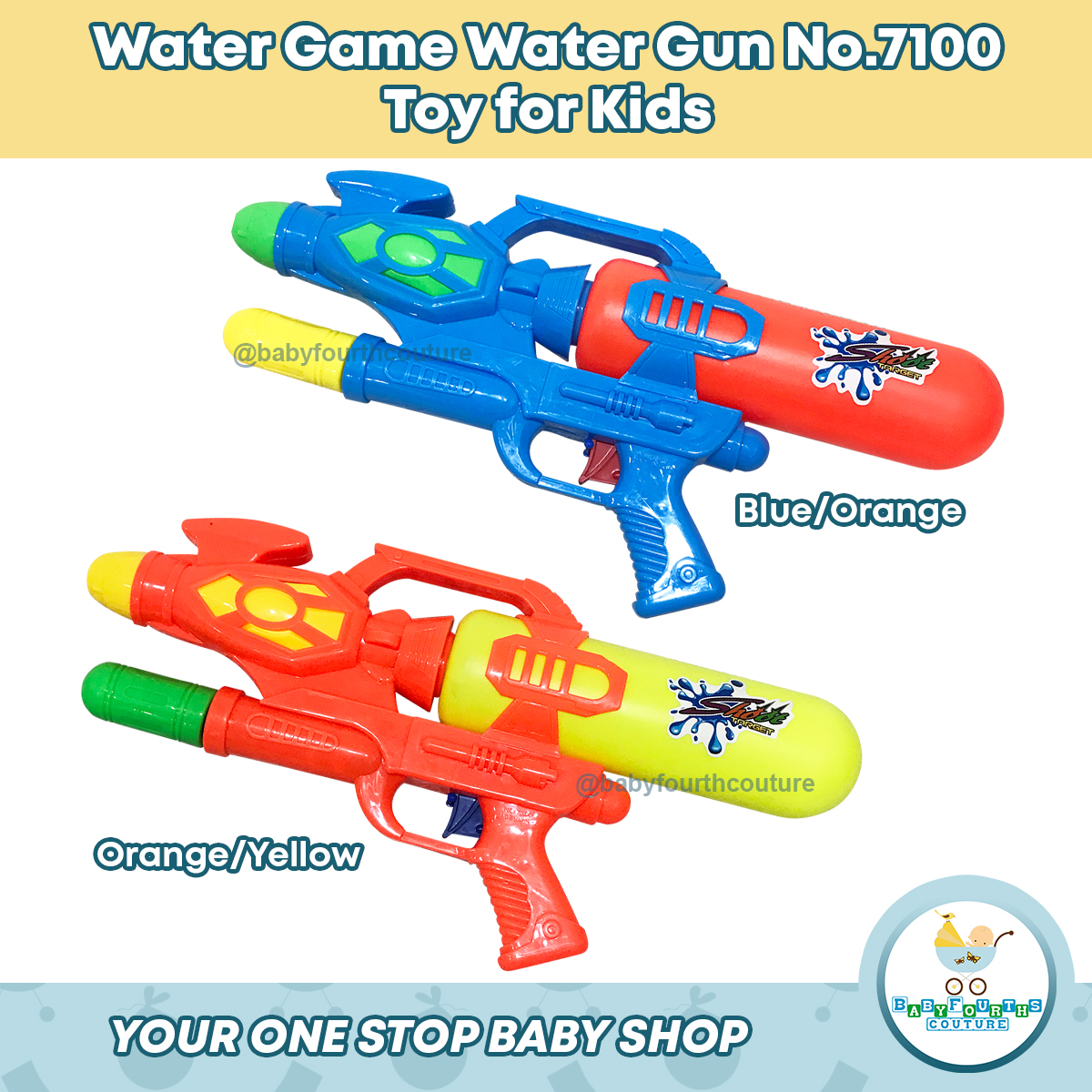 Water Game Water Gun No.7100 Toy for Kids/Baby | Lazada PH