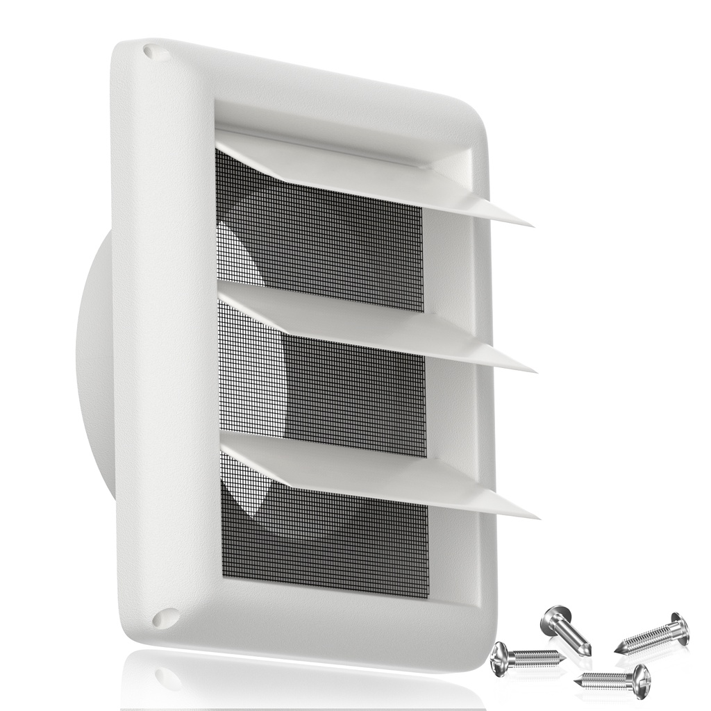 4'' Dryer Vent Covers for House, Dryer Vent Cover Outdoor Exterior Wall Vent  Cover Opening Flap Vent with Built-in Guard Screen | Lazada PH
