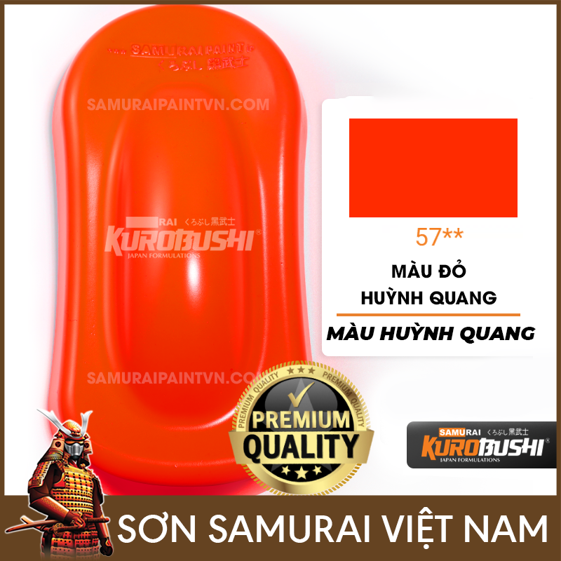 Combo màu đỏ 57 huỳnh quang
